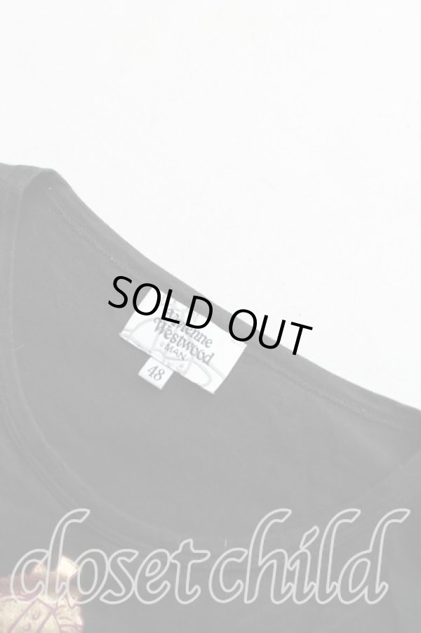 画像5: ヴィヴィアンウエストウッド MAN 中古 / ミニラTシャツ 48（L） 黒  H-25-07-13-041-ts-OD-ZH (5)