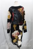 画像2: ヴィヴィアンウエストウッド 中古 / カーピフラワースウェットワンピース 00(ワンサイズ) 黒  H-25-07-13-005-op-IN-ZH (2)