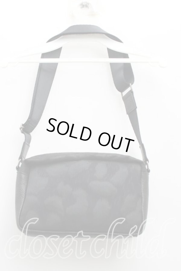 画像3: ヴィヴィアンウエストウッド 中古 / レオパードショルダーバッグ  黒  H-25-07-13-051-ba-IN-ZH (3)