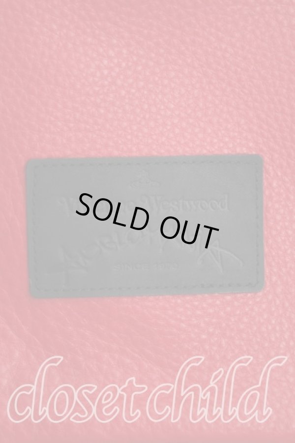 画像5: ANGLOMANIA 中古 / レザーショルダーバッグ  赤  H-25-07-13-057-ba-OD-ZH (5)