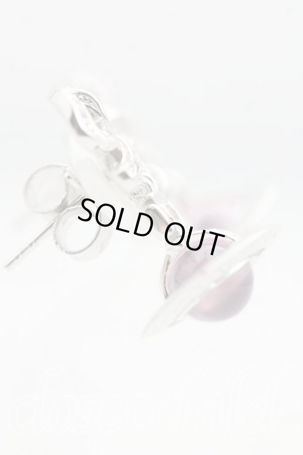 画像3: ヴィヴィアンウエストウッド 中古 / OCTAVIE EARRINGS  シルバー×ピンク  H-25-07-13-060-er-IN-ZH (3)