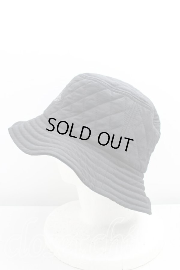 画像2: ヴィヴィアンウエストウッド 中古 / キルティングバケットハット  黒  H-25-07-13-061-ha-OD-ZH (2)