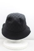 画像3: ヴィヴィアンウエストウッド 中古 / キルティングバケットハット  黒  H-25-07-13-061-ha-OD-ZH (3)
