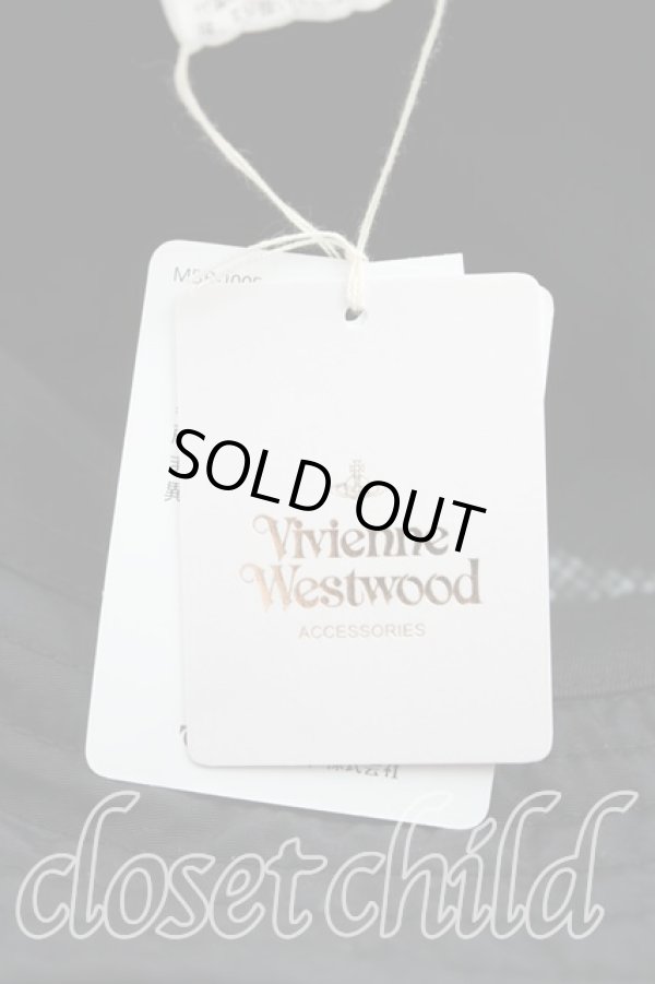 画像6: ヴィヴィアンウエストウッド 中古 / キルティングバケットハット  黒  H-25-07-13-061-ha-OD-ZH (6)