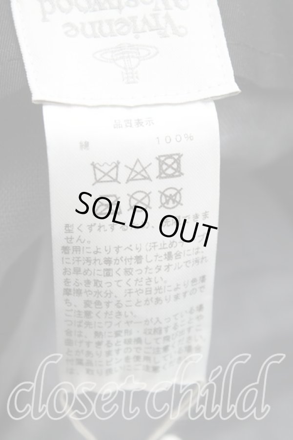 画像5: ヴィヴィアンウエストウッド 中古 / ラインオーブバケットハット  黒  H-25-07-13-062-ha-OD-ZH (5)