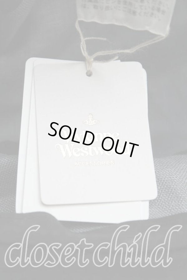 画像6: ヴィヴィアンウエストウッド 中古 / ラインオーブバケットハット  黒  H-25-07-13-062-ha-OD-ZH (6)