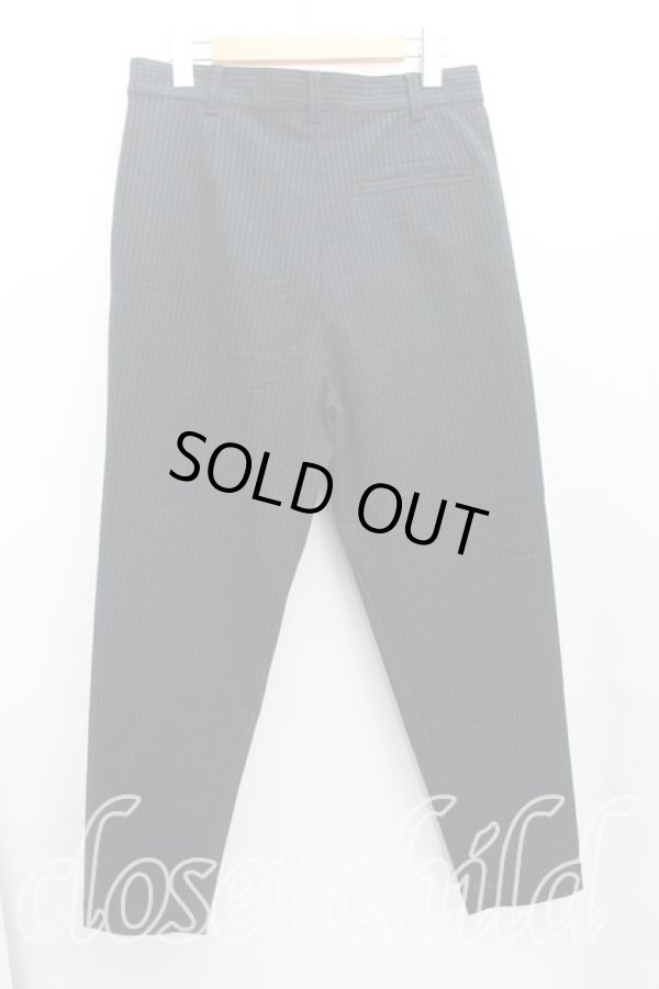 画像2: ANGLOMANIA 中古 / ギンガムチェックパンツ 38（M） 紺  H-25-07-13-007-pa-IN-ZH (2)