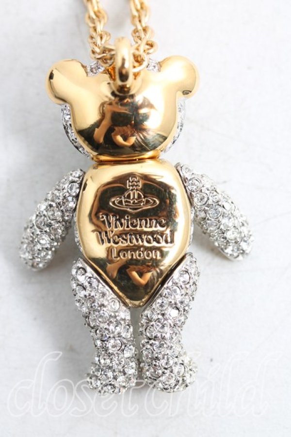 ヴィヴィアンウエストウッド 中古 / TEDDYペンダント ゴールド H