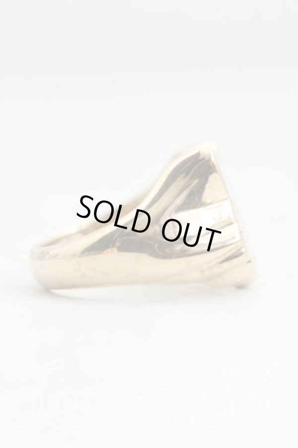 画像3: ヴィヴィアンウエストウッド 中古 / KATシールリング XS(10号） ゴールド  H-25-07-13-067-rg-OD-ZH (3)