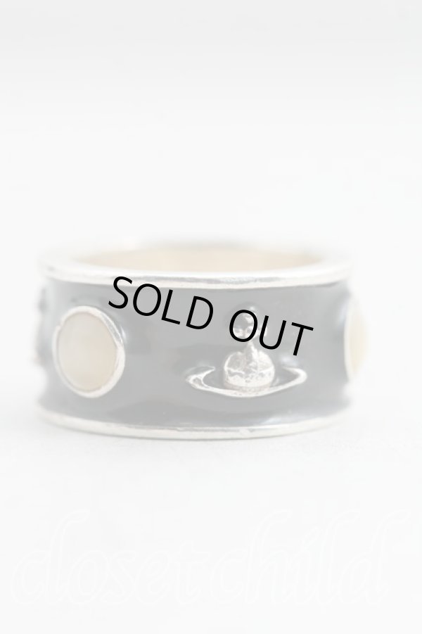 画像2: ヴィヴィアンウエストウッド 中古 / キングリング L(16号) 黒  H-25-07-13-069-rg-IN-ZH (2)