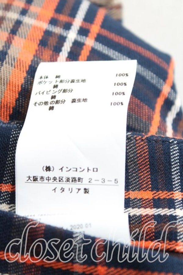 画像5: ヴィヴィアンウエストウッド 中古 / タータンチェックパンツ 40（M） 紺ｘオレンジ  H-25-07-13-012-pa-OD-ZH (5)