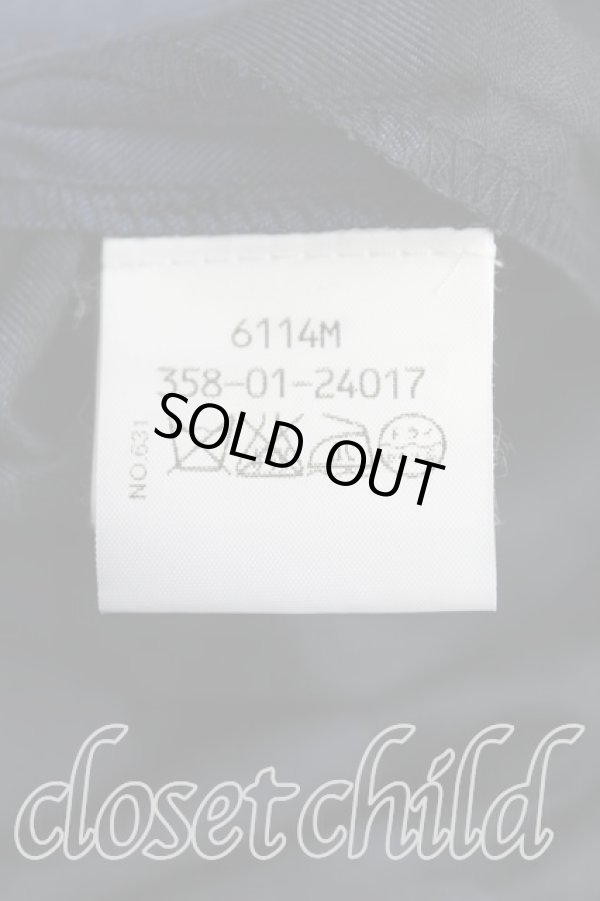 画像4: ANGLOMANIA 中古 / ボーダーフレアスカート 38（7号） 黒ｘ紺  H-25-07-13-016-sk-OD-ZH (4)