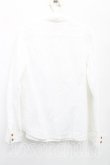 画像2: ヴィヴィアンウエストウッド 中古 / ビブハートシャツ 2(9号相当) 白  H-25-07-20-021-bl-IN-ZH (2)