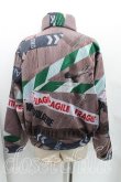 画像2: ヴィヴィアンウエストウッド MAN 中古 / CAUTION TAPE MAN LONDON リバーシブルボマー 44(メンズS相当) 茶  H-25-07-20-003-jc-IN-ZH (2)