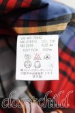 画像4: ヴィヴィアンウエストウッド MAN 中古 / タータンチェック高襟シャツ 44（メンズS相当） 赤  H-25-07-20-023-bl-OD-ZH (4)