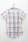 画像2: ヴィヴィアンウエストウッド MAN 中古 / タータンチェック半袖シャツ 44（メンズS相当） ピンク  H-25-07-20-025-bl-OD-ZH (2)