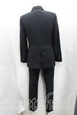 画像2: ヴィヴィアンウエストウッド MAN 中古 / ストライプシングルセットアップ 44(メンズS相当) 黒  H-25-07-20-028-su-IN-ZH (2)