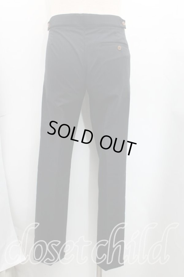 画像4: ヴィヴィアンウエストウッド MAN 中古 / ストライプシングルセットアップ 44(メンズS) 黒  H-25-07-20-028-su-IN-ZH (4)