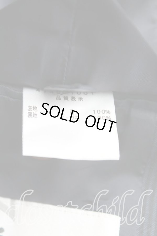 画像6: ヴィヴィアンウエストウッド MAN 中古 / ストライプシングルセットアップ 44(メンズS) 黒  H-25-07-20-028-su-IN-ZH (6)