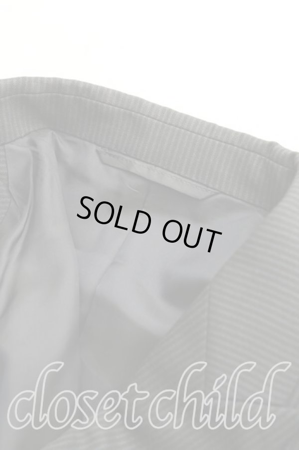 画像7: ヴィヴィアンウエストウッド MAN 中古 / ストライプシングルセットアップ 44(メンズS) 黒  H-25-07-20-028-su-IN-ZH (7)