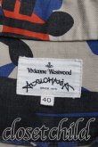 画像3: ANGLOMANIA 中古 / 短剣カモフラージュジャケット 40（L相当） 黒×青×オレンジ  H-25-07-20-004-jc-IN-ZH (3)