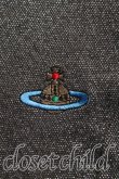 画像6: ヴィヴィアンウエストウッド 中古 / カラーオーブ刺繍ラメ織ポロニット S相当 シルバー  H-25-07-20-041-to-IN-ZH (6)