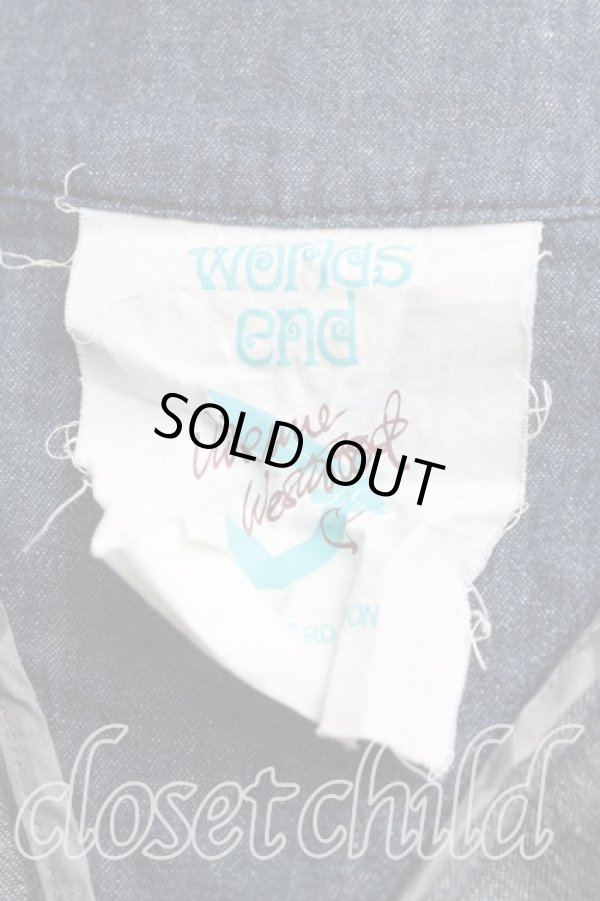 画像3: Worlds End 中古 / クリントイーストウッドデニムジャケト S/M インディゴ  H-25-07-20-043-jc-OD-ZH (3)