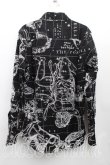 画像2: ヴィヴィアンウエストウッド MAN 中古 / CONSTELLATION クラシックシャツ 44（メンズS相当） 黒  H-25-07-20-044-bl-OD-ZH (2)