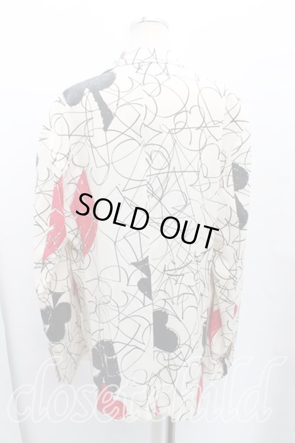 画像2: ヴィヴィアンウエストウッド 中古 / HOUSE OF CARDジャケット 46(メンズM) クリーム  H-25-07-20-005-jc-IN-ZH (2)