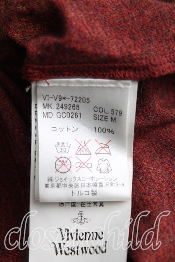 画像4: ヴィヴィアンウエストウッド MAN 中古 / エリザベスTシャツ M 茶  H-25-07-20-049-ts-OD-ZH (4)