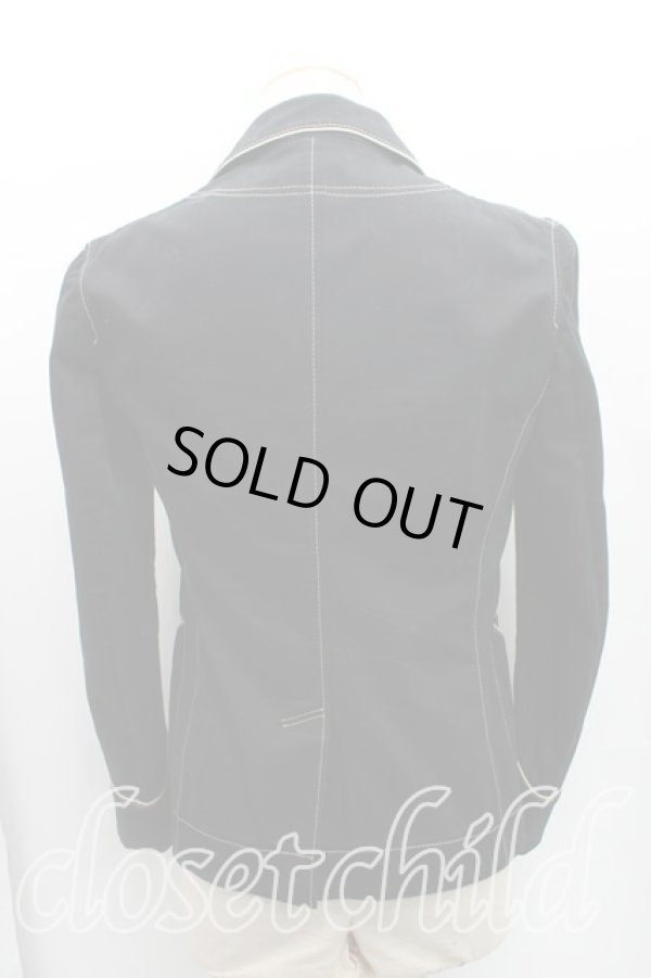 画像2: ヴィヴィアンウエストウッド MAN 中古 / シングルジャケット 44（メンズS） 黒  H-25-07-20-006-jc-OD-ZH (2)