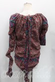 画像2: ヴィヴィアンウエストウッド 中古 / フラワーptギャザーカットソー  赤  H-25-07-20-057-to-OD-ZH (2)