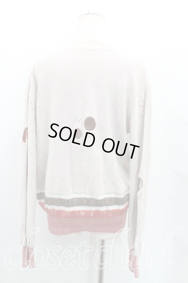 画像2: ヴィヴィアンウエストウッド 中古 / ダメージサマーニット L 茶  H-25-07-20-058-to-OD-ZH (2)