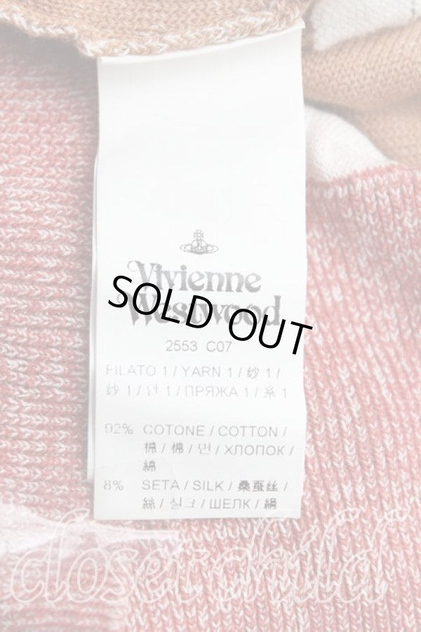 画像4: ヴィヴィアンウエストウッド 中古 / ダメージサマーニット L 茶  H-25-07-20-058-to-OD-ZH (4)