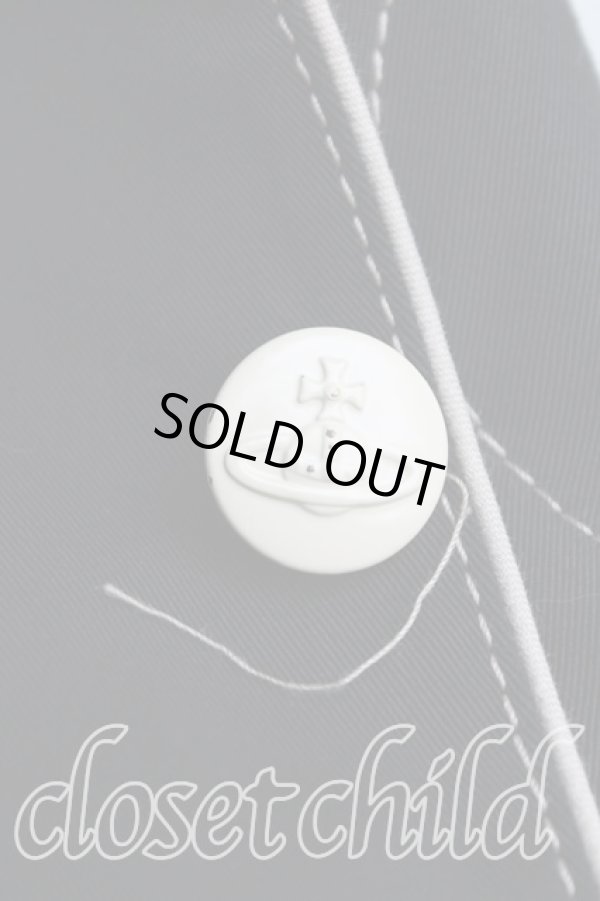 画像6: ヴィヴィアンウエストウッド MAN 中古 / シングルジャケット 44（メンズS） 黒  H-25-07-20-006-jc-OD-ZH (6)