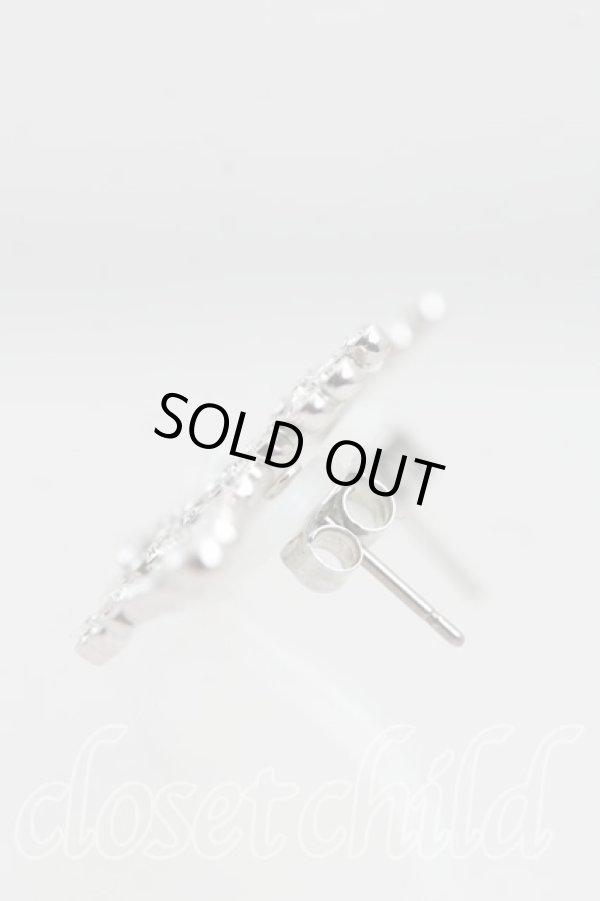 画像2: ヴィヴィアンウエストウッド 中古 / グリゼルダフラットピアス  シルバー  H-25-07-20-076-er-OD-ZH (2)