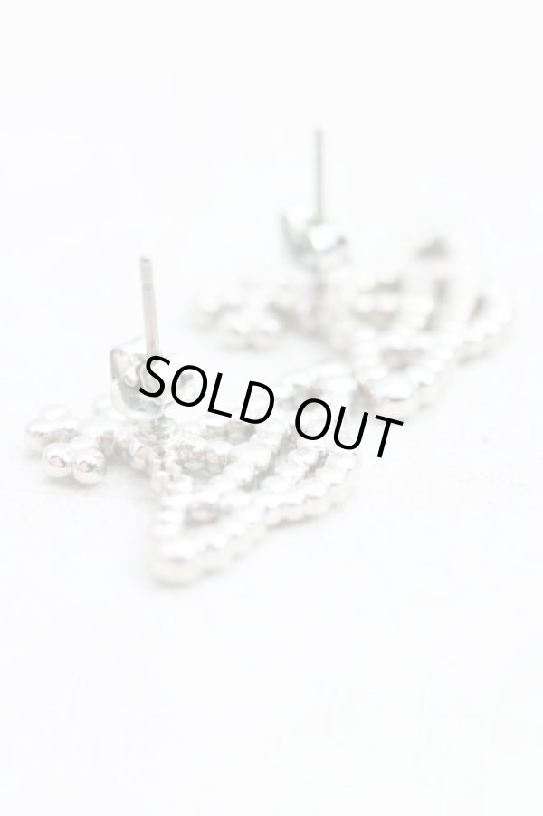 画像4: ヴィヴィアンウエストウッド 中古 / グリゼルダフラットピアス  シルバー  H-25-07-20-076-er-OD-ZH (4)