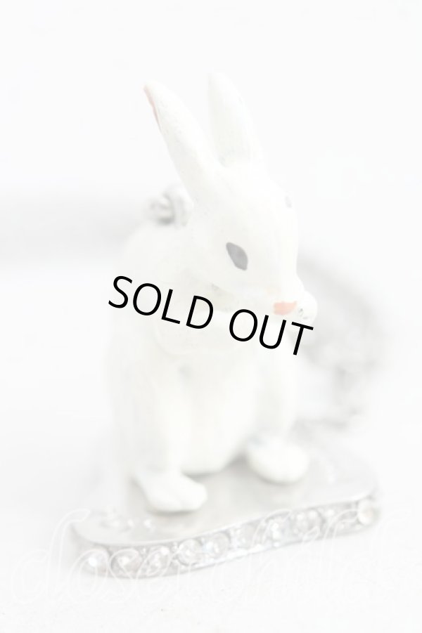 画像2: ヴィヴィアンウエストウッド 中古 / ラビットネックレス  シルバー  H-25-07-20-088-nl-IN-ZH (2)