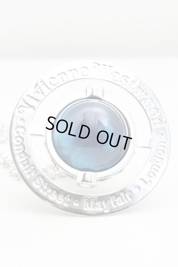 画像3: ヴィヴィアンウエストウッド 中古 / NEW GIANT ORB ネックレス  ブルーマーブル  H-25-07-20-089-nl-OD-ZH (3)