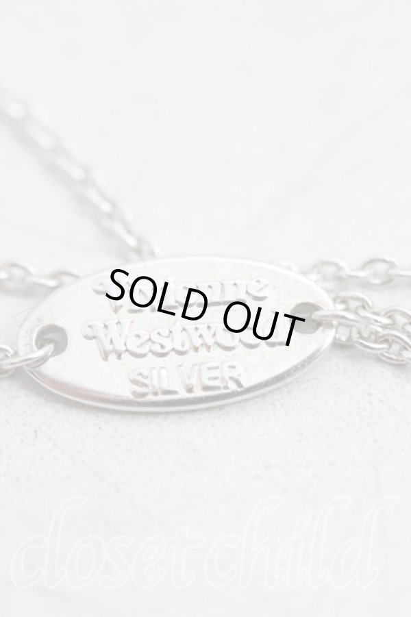 画像3: ヴィヴィアンウエストウッド 中古 / elysia ネックレス  シルバー  H-25-07-20-091-nl-IN-ZH (3)
