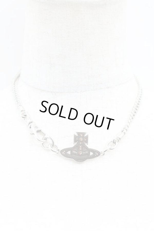 画像4: ヴィヴィアンウエストウッド 中古 / Laszlo　ORBチョーカー  シルバー  H-25-07-20-095-nl-OD-ZH (4)