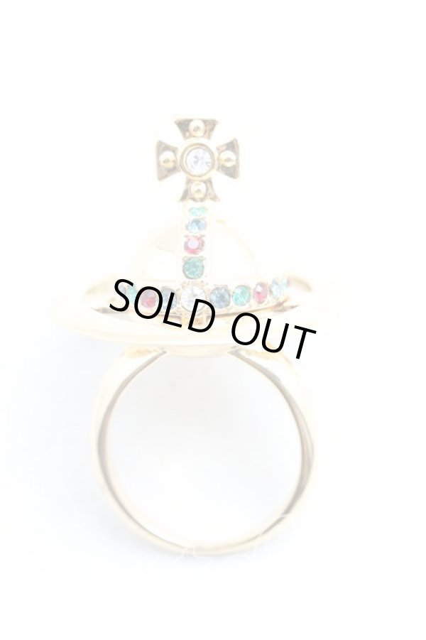 画像2: ヴィヴィアンウエストウッド 中古 / ソリッドオーブリング S(12号） ゴールド  H-25-07-20-096-rg-OD-ZH (2)