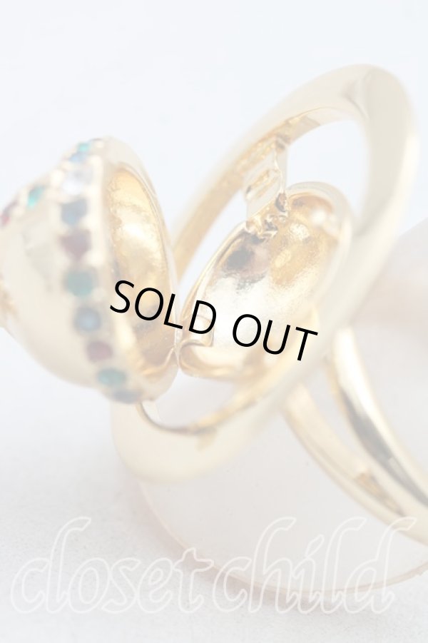 画像4: ヴィヴィアンウエストウッド 中古 / ソリッドオーブリング S(12号） ゴールド  H-25-07-20-096-rg-OD-ZH (4)