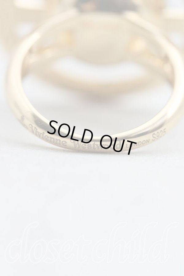 画像6: ヴィヴィアンウエストウッド 中古 / ソリッドオーブリング S(12号） ゴールド  H-25-07-20-096-rg-OD-ZH (6)