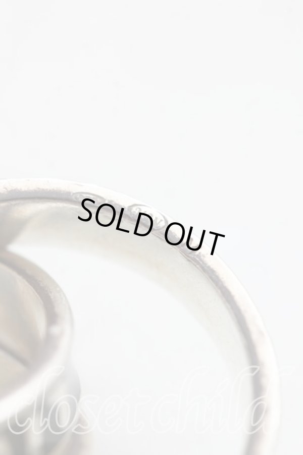 画像6: ヴィヴィアンウエストウッド 中古 / T.F.T.L3連リング M(14号） シルバーｘ黒  H-25-07-20-099-rg-OD-ZH (6)