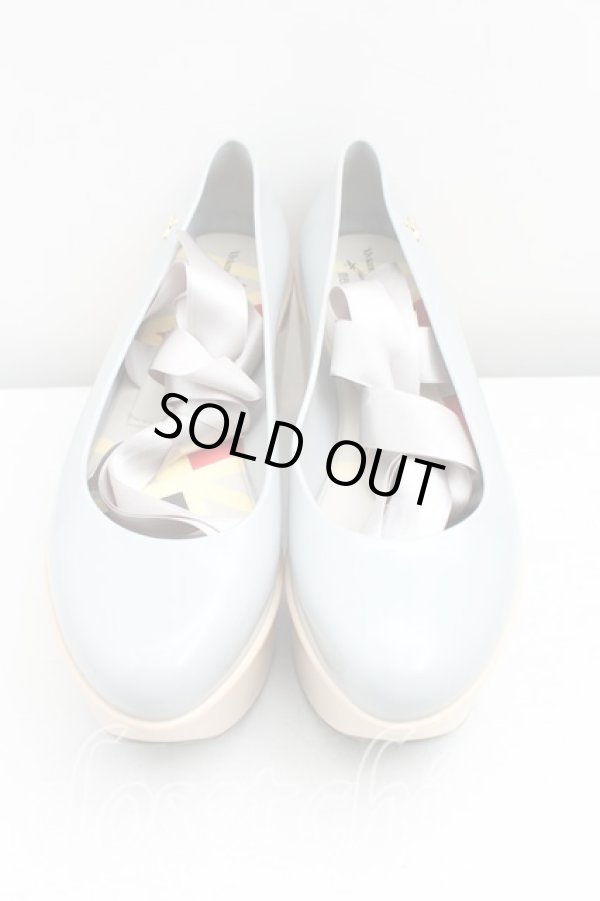 画像2: ヴィヴィアンウエストウッド×Melissa 中古 / メリッサ ロッキンホースバレリーナ 39(24.5cm) 灰  H-25-07-20-103-sh-IN-ZH (2)