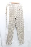 画像2: ヴィヴィアンウエストウッド MAN 中古 / ギンガムチェックアルコホリックパンツ 44(メンズS相当) クリーム  H-25-07-20-011-pa-IN-ZH (2)