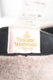 画像4: ヴィヴィアンウエストウッド 中古 / グラフィティオーブ刺繍ベレー帽  ベージュ  H-25-07-20-110-gd-IN-ZH (4)