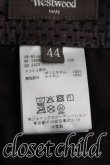 画像4: ヴィヴィアンウエストウッド MAN 中古 / CAUTION TAPE MAN LONDON レイヤーショートトラウザーズ 44(メンズS相当) 茶  H-25-07-20-012-pa-IN-ZH (4)