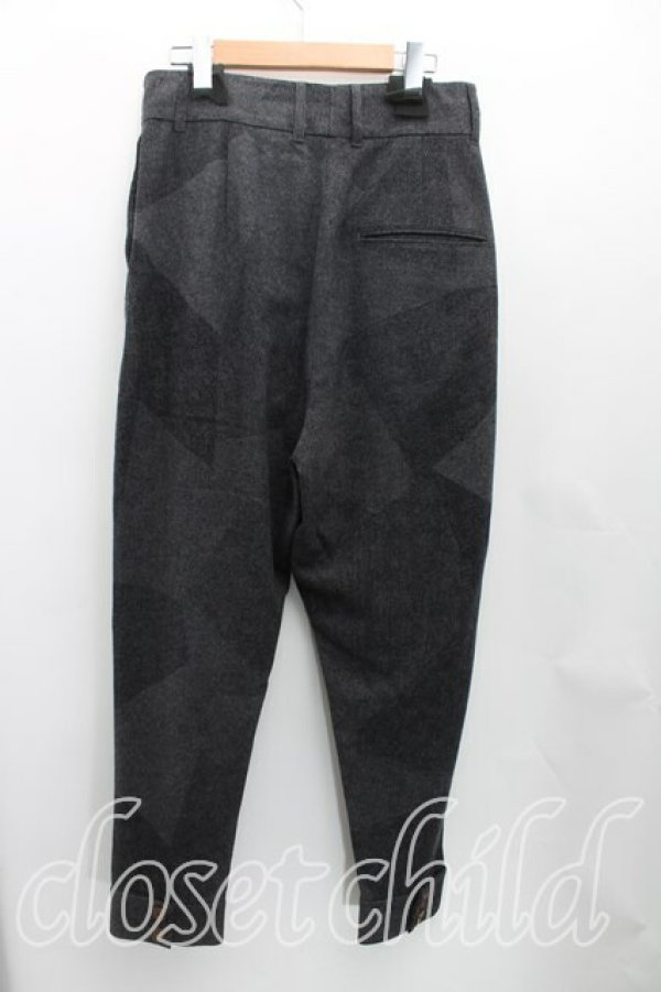 画像2: ヴィヴィアンウエストウッド MAN 中古 / パッチワークウールパンツ 44(メンズS) 灰  H-25-07-20-013-pa-IN-ZH (2)